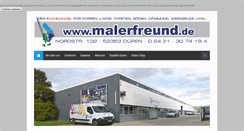 Desktop Screenshot of malerfreund.de